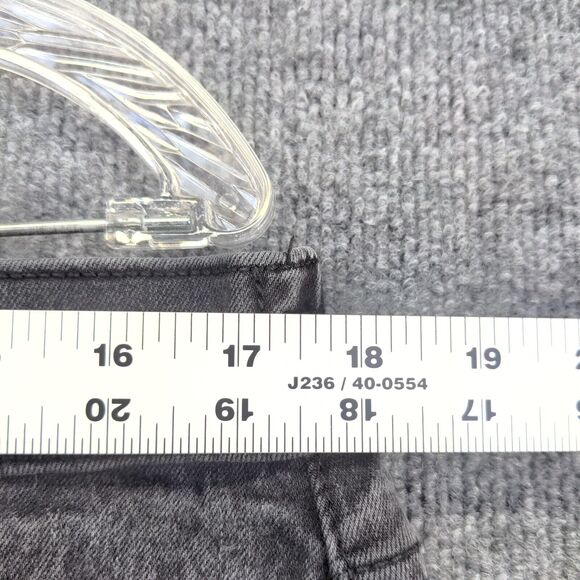 Catherines Womens Moderately Curvy Straight Jeans Gray Plus Size 16W Regular Fit - Picture 8 of 10